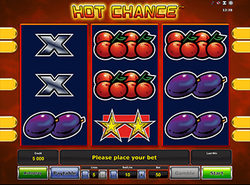 Hot Chance на зеркале